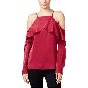 Bar III Cold Shoulder Top